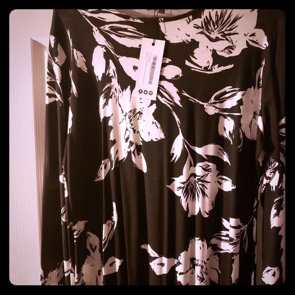 Floral print dress